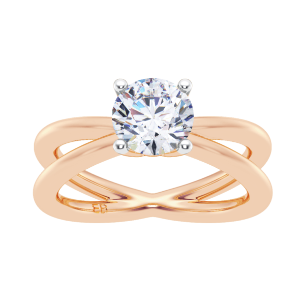 Twist Solitaire Ring