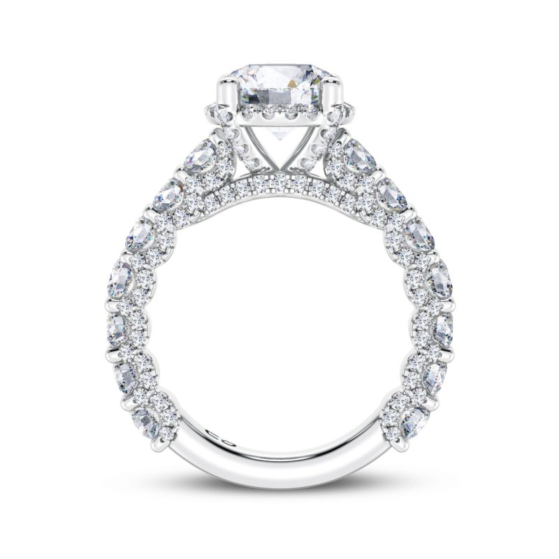 Majestic Round Engagement Ring