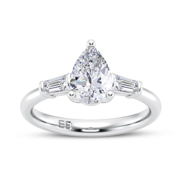 Pear-fect Three Stone Ring