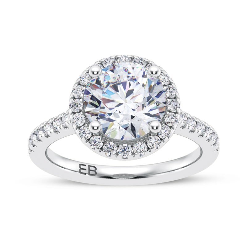 Majestic Halo Engagement Ring