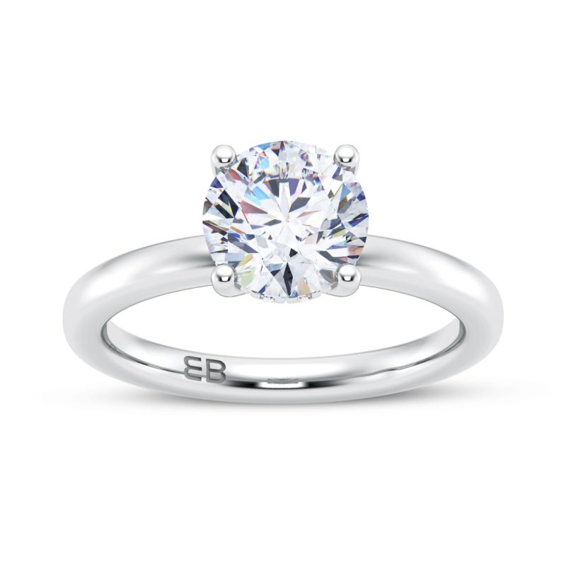 Regal Round Solitaire Ring