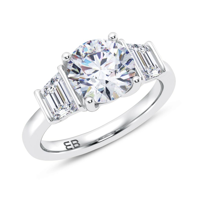 Bliss Three Stone Ring