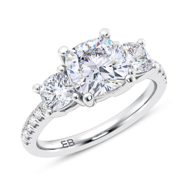 Brilliant Lab Diamond Engagement Ring