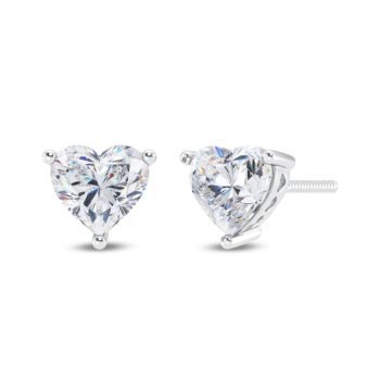 Heart Diamond Earring