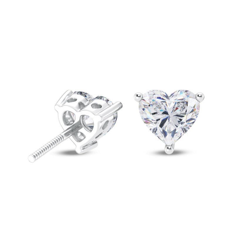 Heart Diamond Earring