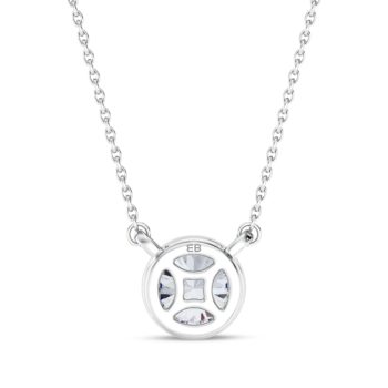 1.50 ct Round Bezel Diamond Pendant