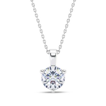 1.00 ct Solitaire Diamond Pendant