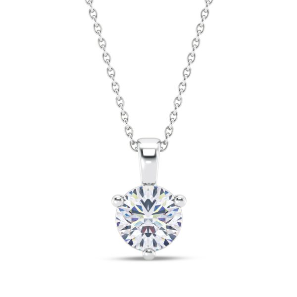 1.00 ct Solitaire Diamond Pendant