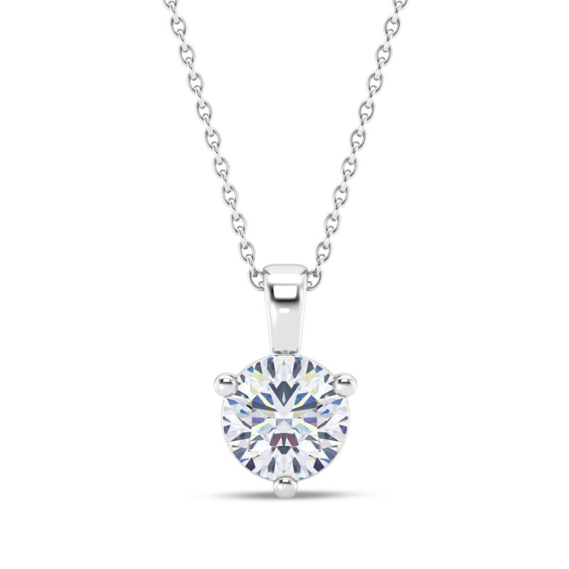 1.00 ct Solitaire Diamond Pendant