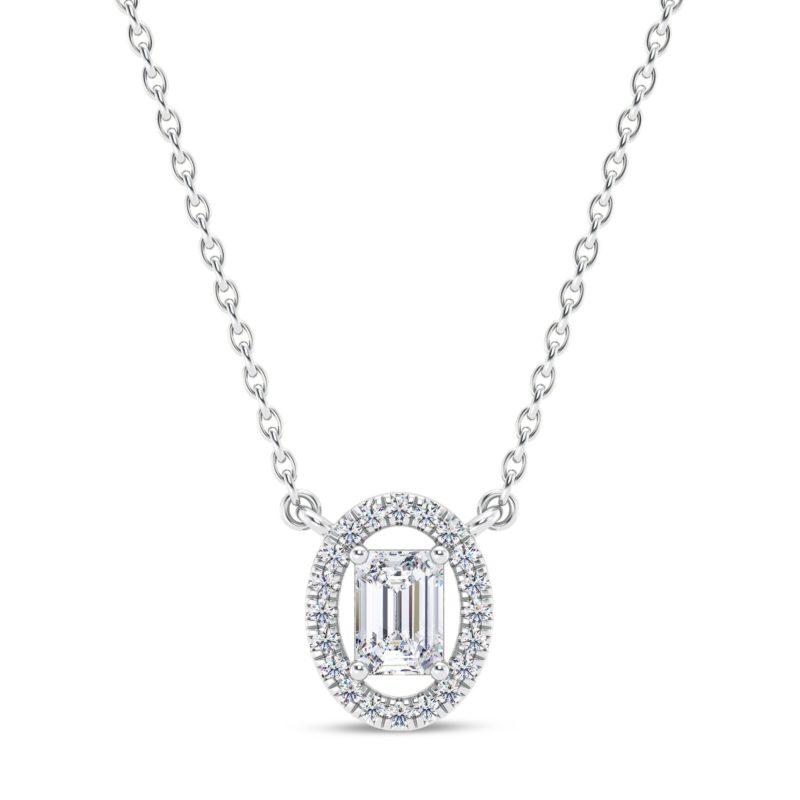 Asymmetric Melody Diamond Pendant