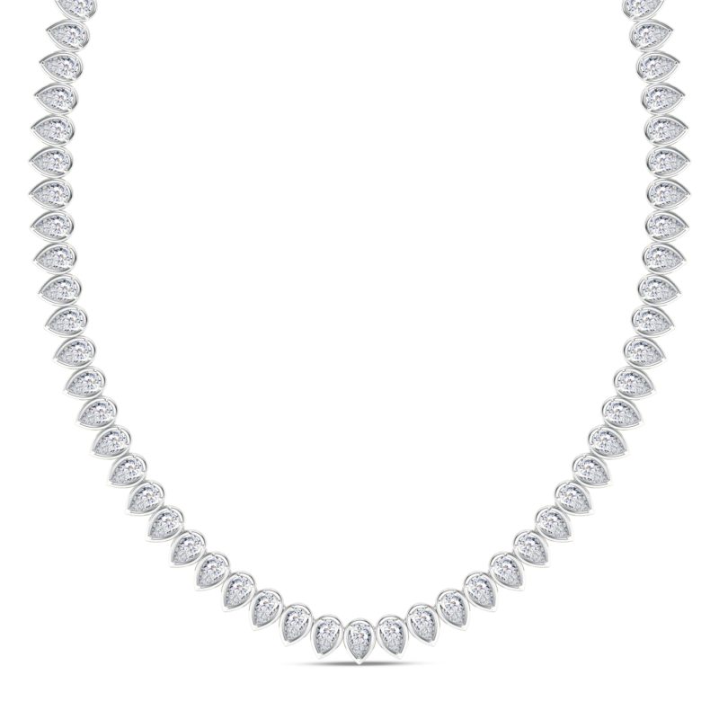 Pear-fect Diamond Necklace