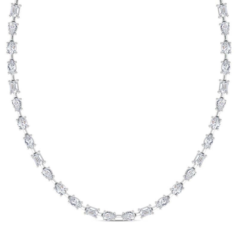 Contemporary Diamond Necklace