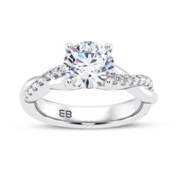 Twist Amor Engagement Ring