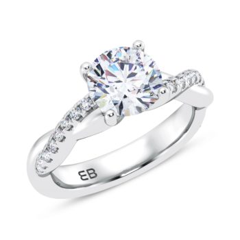 Twist Amor Engagement Ring