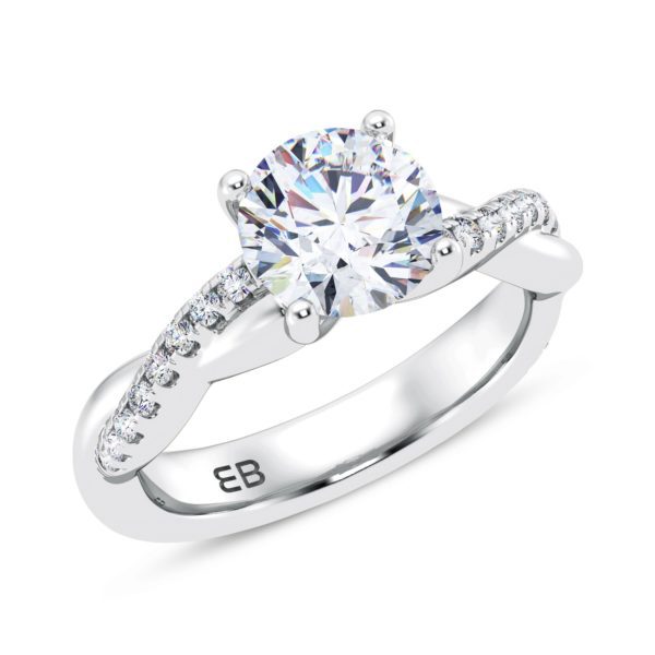 Twist Amor Engagement Ring