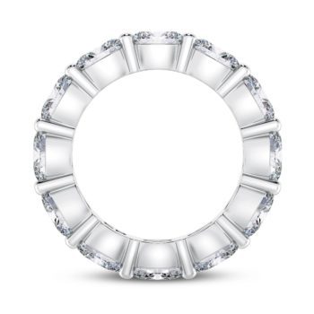 Classic Sleeping Oval Eternity Ring