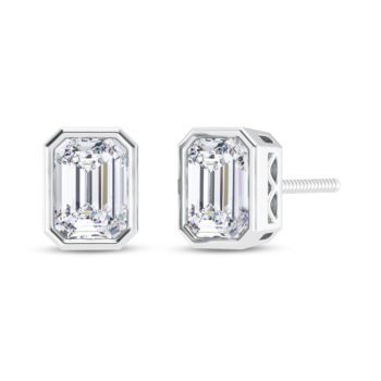 Emerald Glam Solitaire Earring