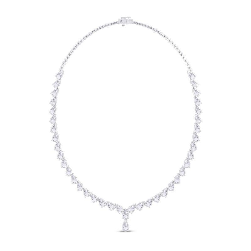 Pear-fect Sparkle Diamond Necklace