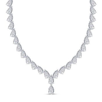 Pear-fect Sparkle Diamond Necklace