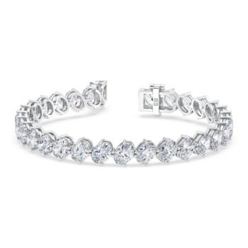 Slant  Grande Oval Tennis Bracelet