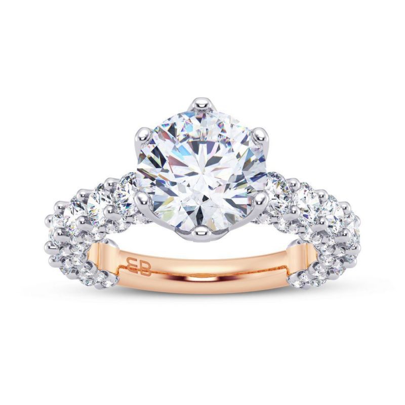 Lotus Regale Engagement Ring