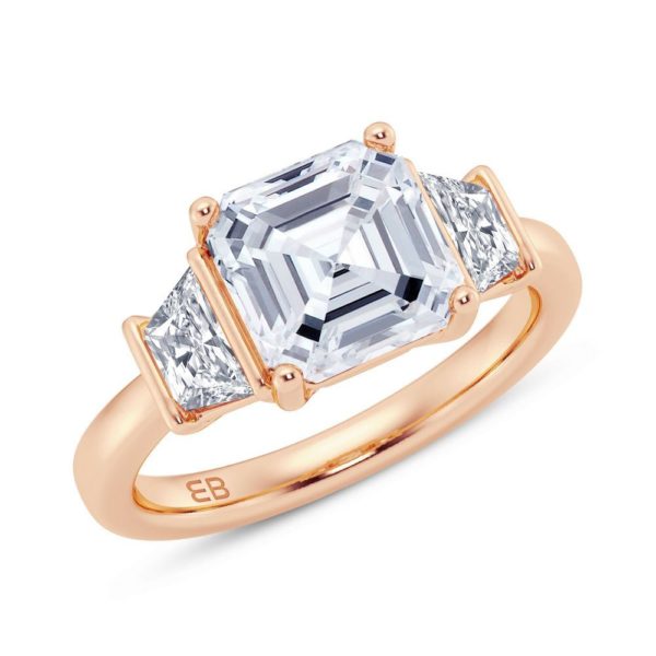 Opulent Lab Three Stone Ring