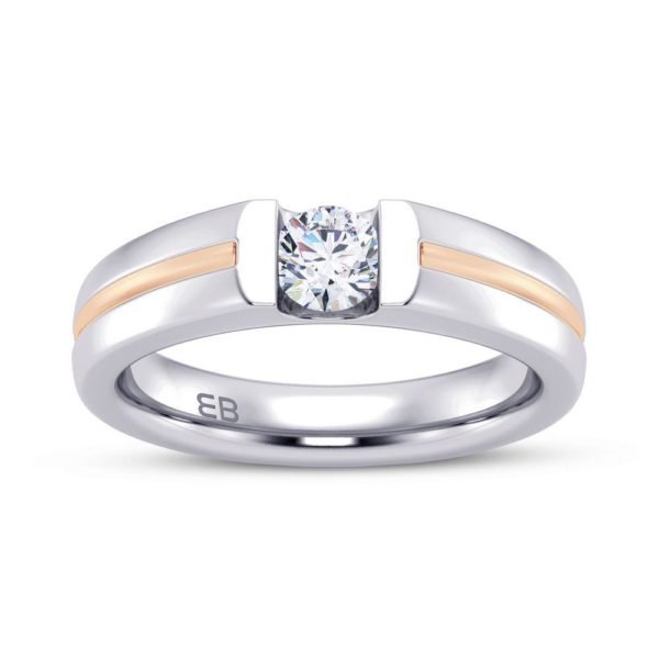 Striking Men's Lab Diamond Ring