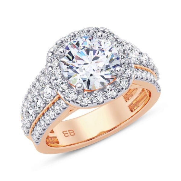 Bold Chic Lab Diamond Engagement Ring