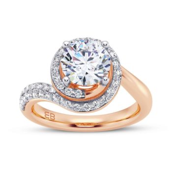 Intermingled Love Engagement Ring