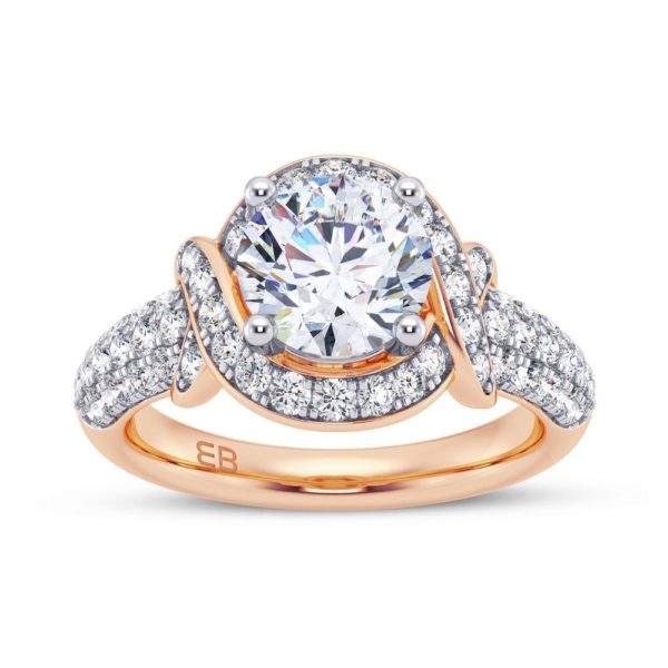 Sparkling Embrace Engagement Ring