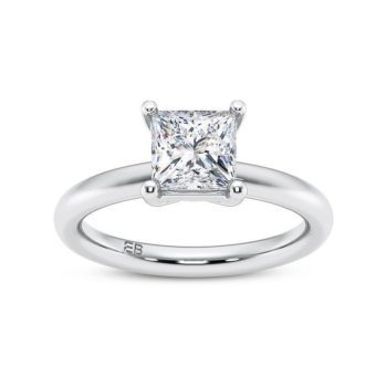 Princess Solitaire Ring