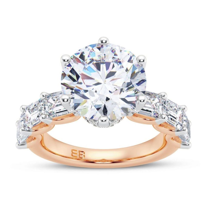 Round Glory Engagement Ring