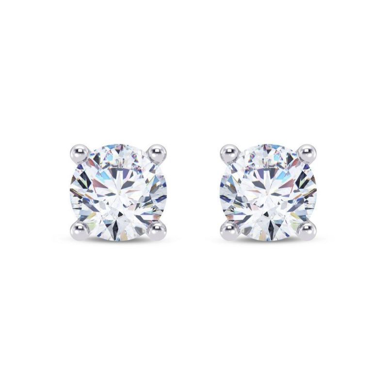 1 ct tw Classic Round Diamond Earring