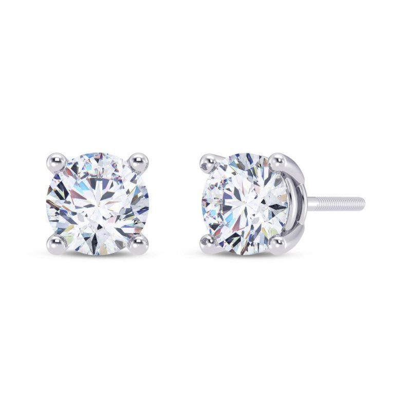 1 ct tw Classic Round Diamond Earring