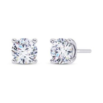 5 ct tw Classic Round Diamond Earring