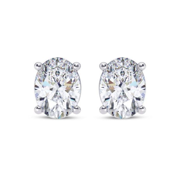 Magnus Oval Solitaire Earring