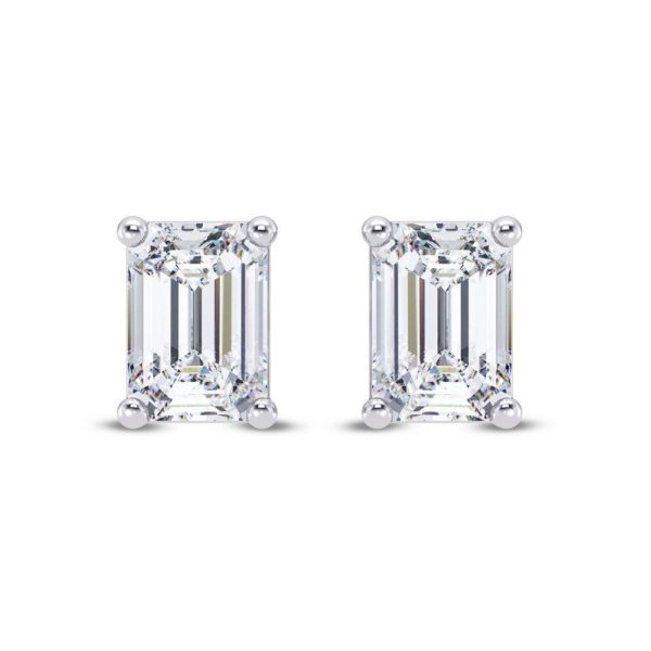 Opus Emerald Solitaire Earring