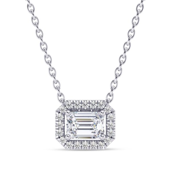 Imperial Halo Diamond Pendant