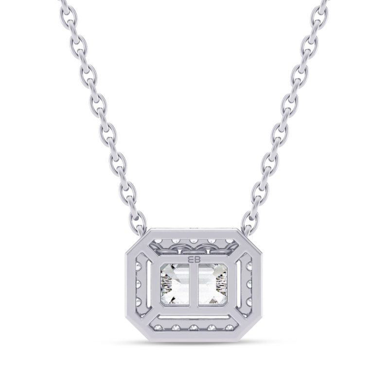 Imperial Halo Diamond Pendant