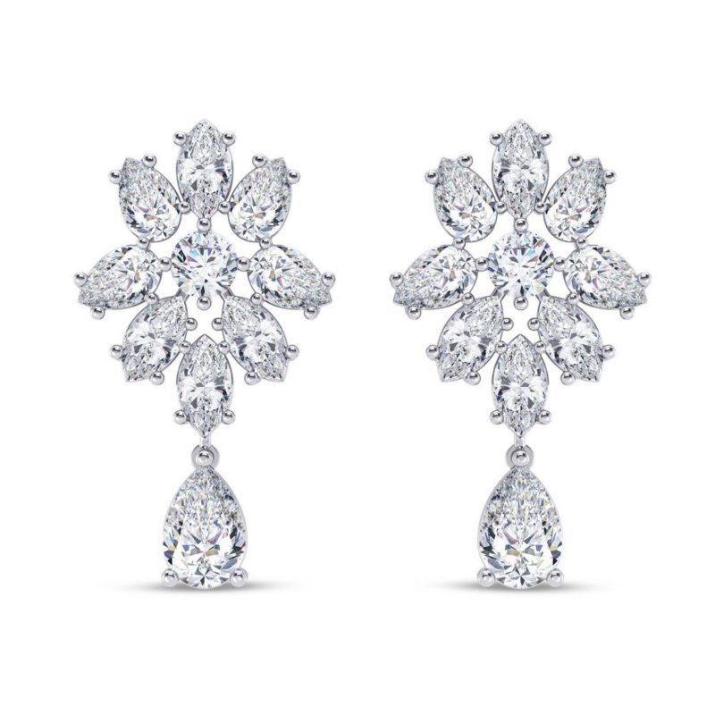 Contemporary Chic Diamond Earring