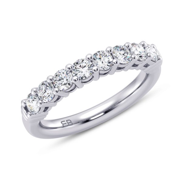 Tryst Half Lab Diamond Eternity Ring