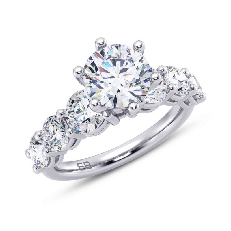 Crown Engagement Ring