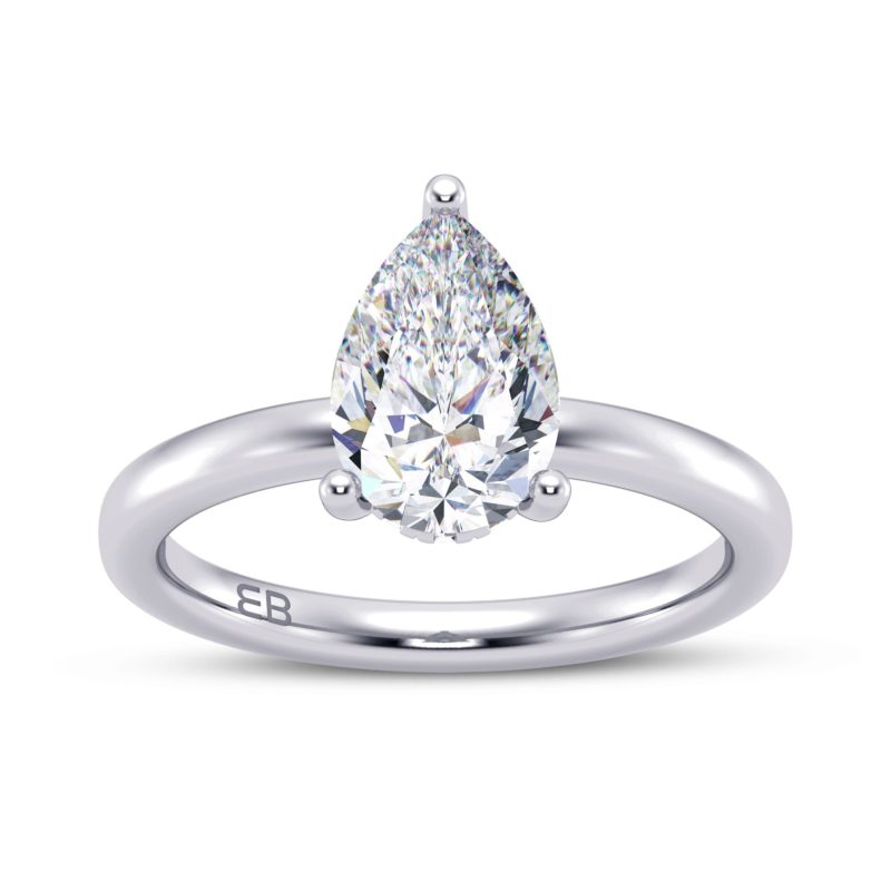 Pear-fect Beauty Solitaire Ring