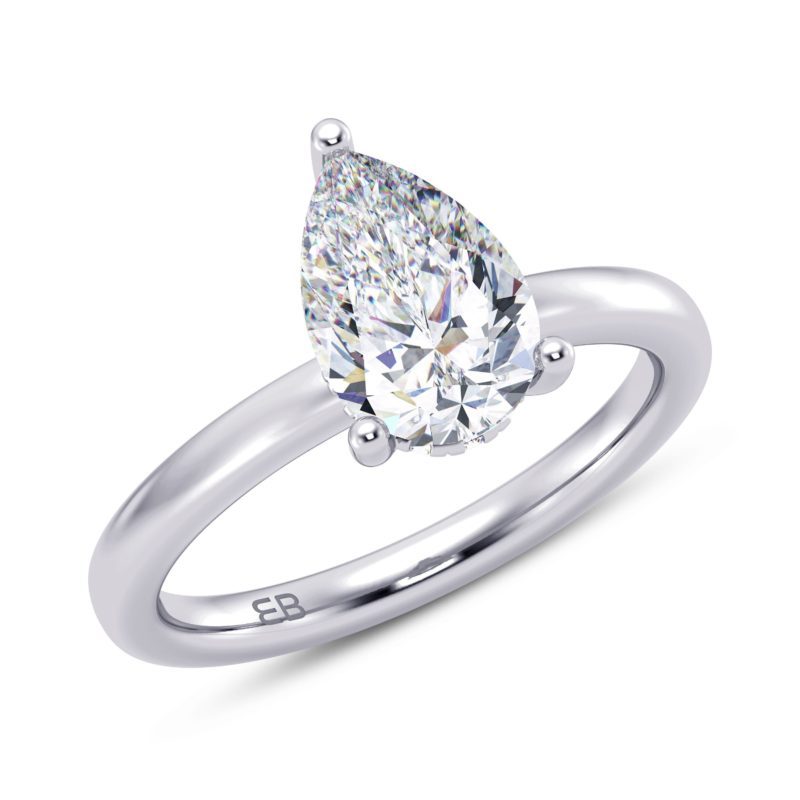 Pear-fect Beauty Solitaire Ring