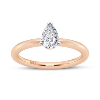 Imperial Pear Solitaire Ring