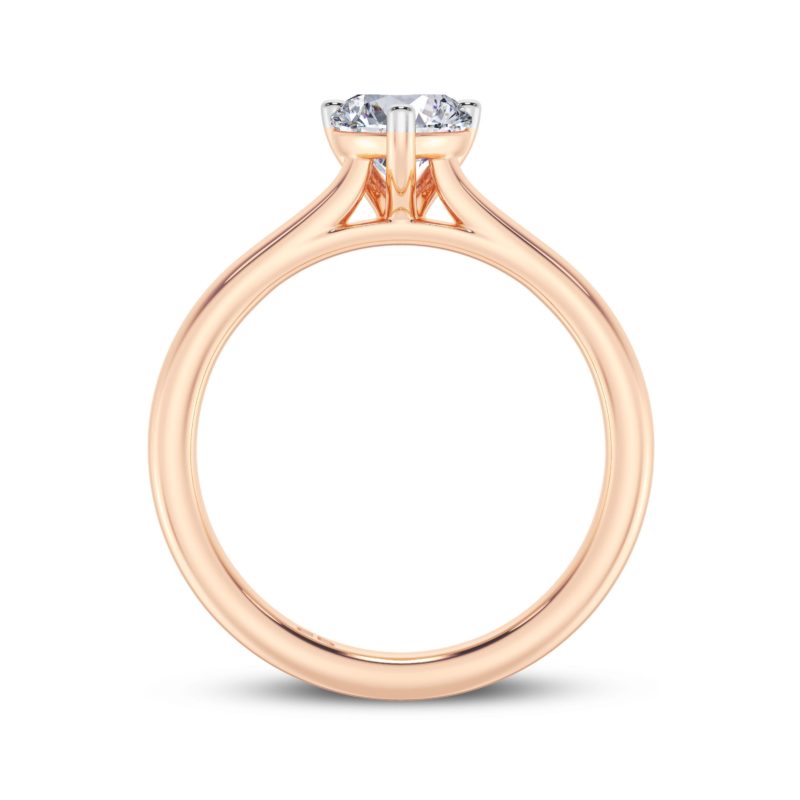 Heart Solitaire Ring