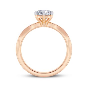 Turret Solitaire Ring