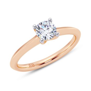 Striking Solitaire Ring