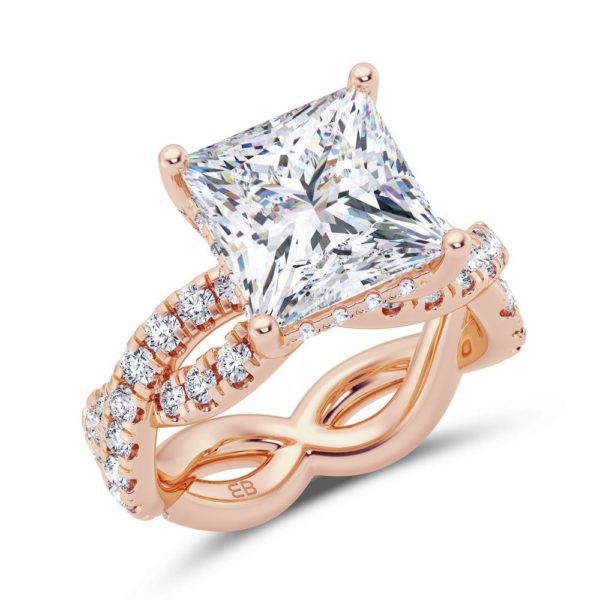 Regale Princess Lab Diamond Engagement Ring
