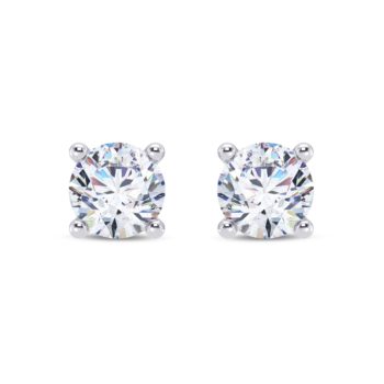 1.50 cts tw Classic Round Diamond Earring